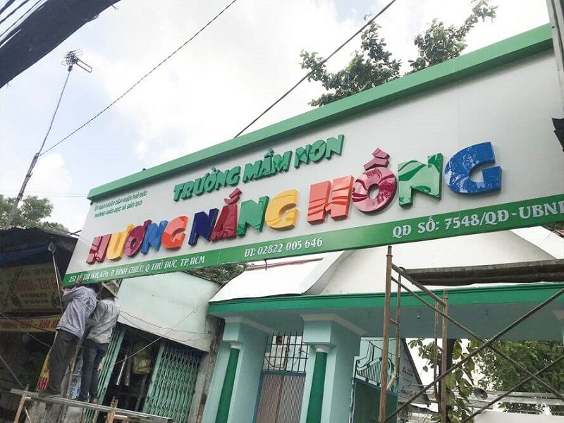 bảng hiệu alu chữ nổi Vũng Tàu đẹp