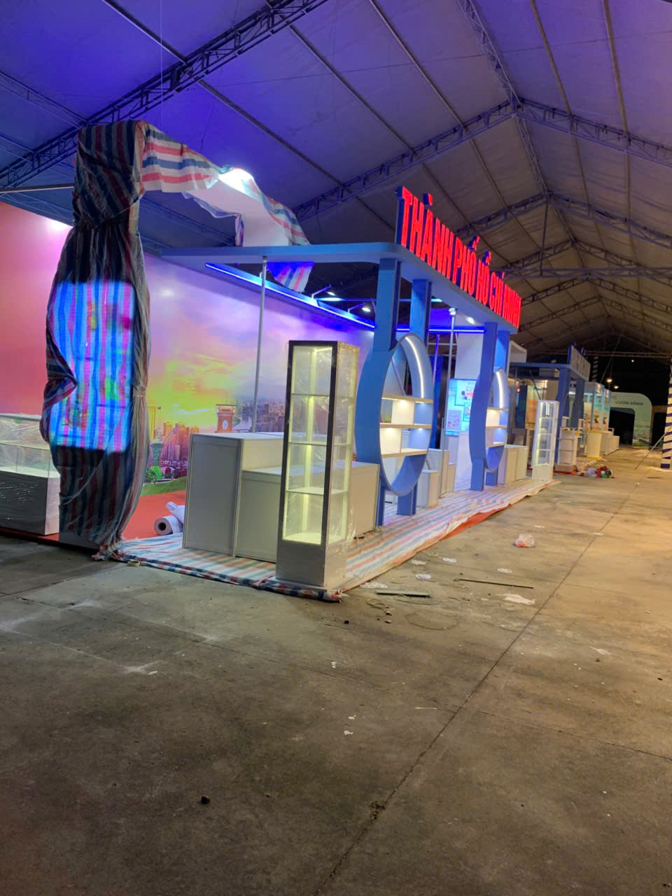 booth sự kiện Vũng Tàu hoàn thiện đẹp và chắc chắn
