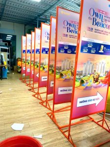 Standee sự kiện hội chợ quảng cáo chuyên nghiệp tại Vũng Tàu