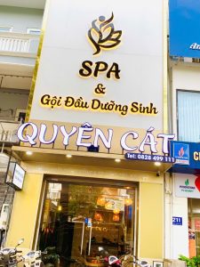 Biển quảng cáo Alu chữ nổi Vũng Tàu có đèn LED